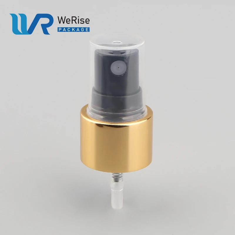 20/410 24/410 28/410 Gold Silver Aluminum Fine Mist Sprayer Pump Plastic Perfume Bottle Pump