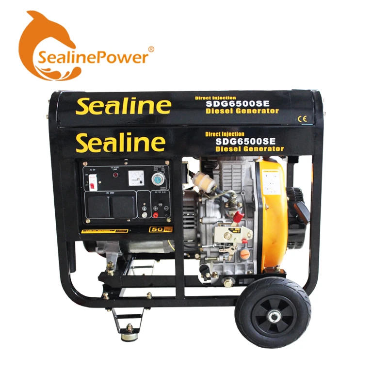 5kva alternator Single-cylinder Air-cooled 5KW Open Type Diesel Generator