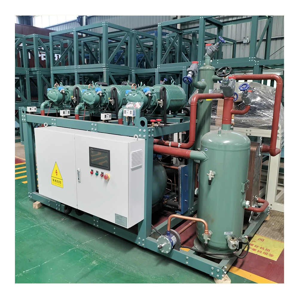 Product manufacturer screw compressor condensing unit low temperature cold room compressor unit