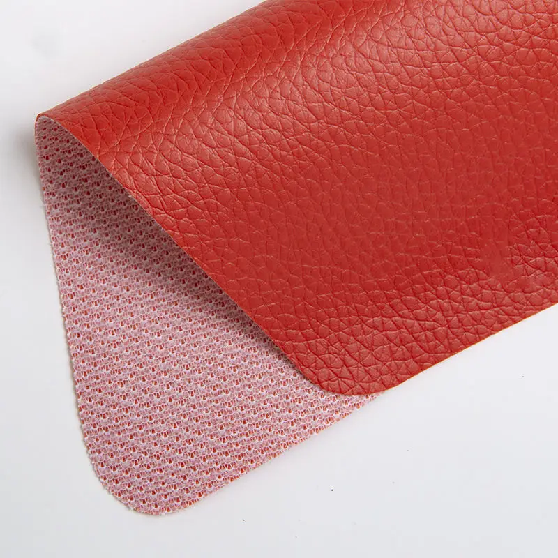 Professional leather supply 0.8mm PVC faux leather DE90 grain PVC vinyl leather for sofa car seats
