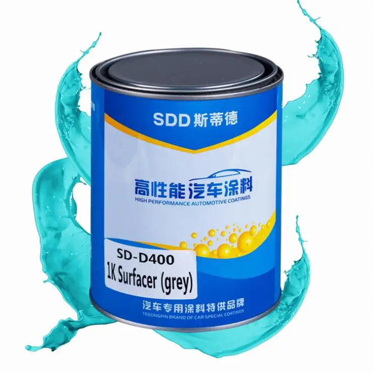High Quality 1K Acrylic Primer Surfacer Spray Car Paint Putty Auto Plastic For Automotive Refinish