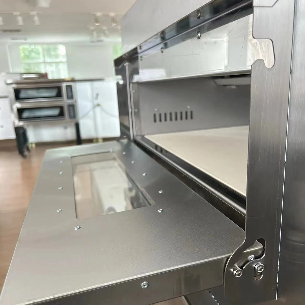Double Layer Gas Pizza Oven 500 Degree Professional