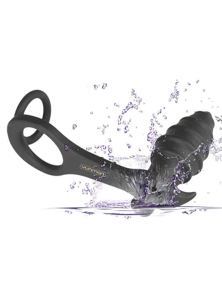 
rotating Butt Plugs Silicone rechargeable Prostate Massager plug sex toy anal sexual vibrator penis ring 