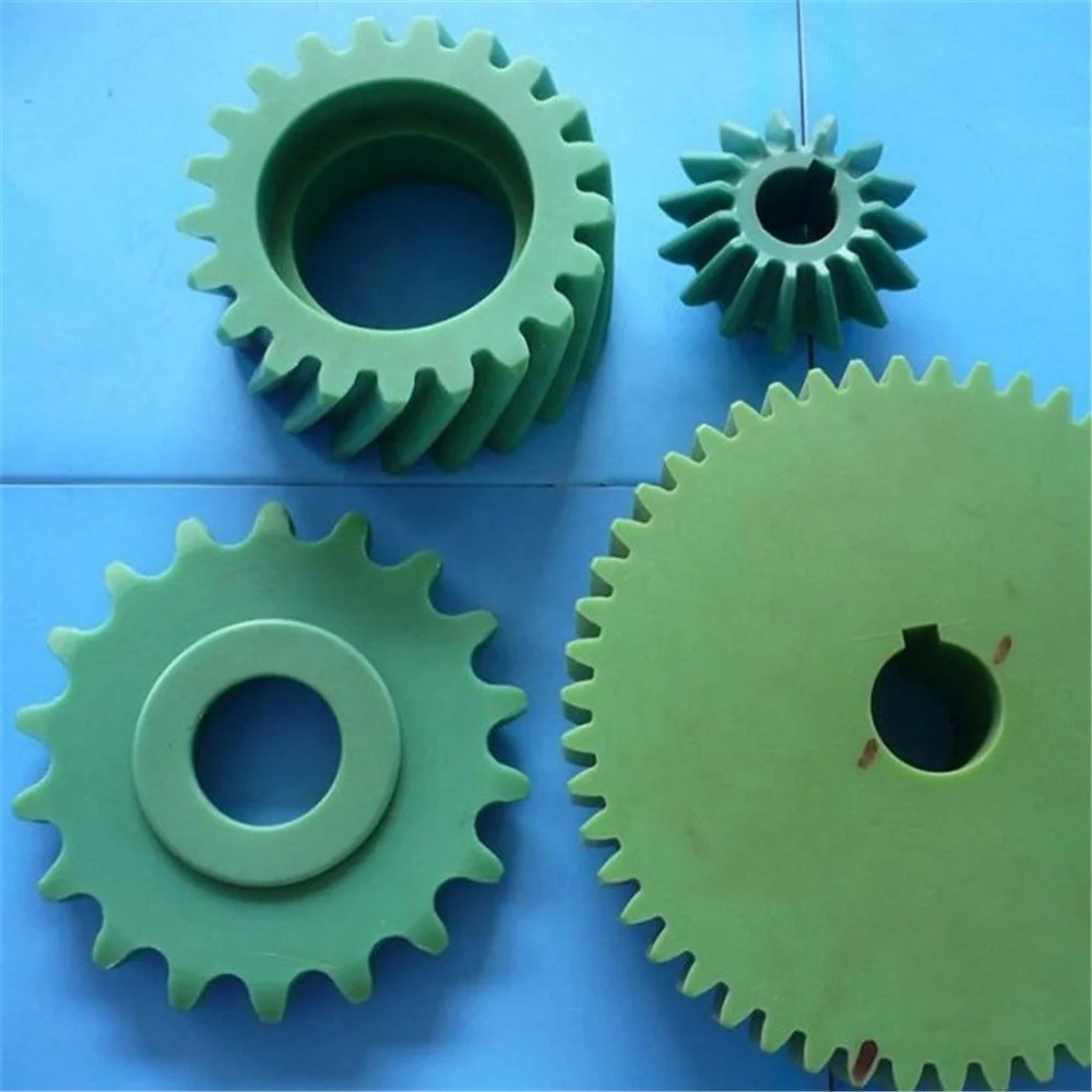 China manufacturer custom making reducer toothed  plastic nylon spur gear