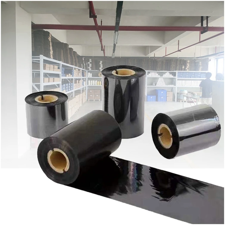 110mm*300m Color Red White Black Print Premium Wax Resin Barcode Ttr Tto Ink Labels Thermal Transfer Printer Ribbon Manufacturer