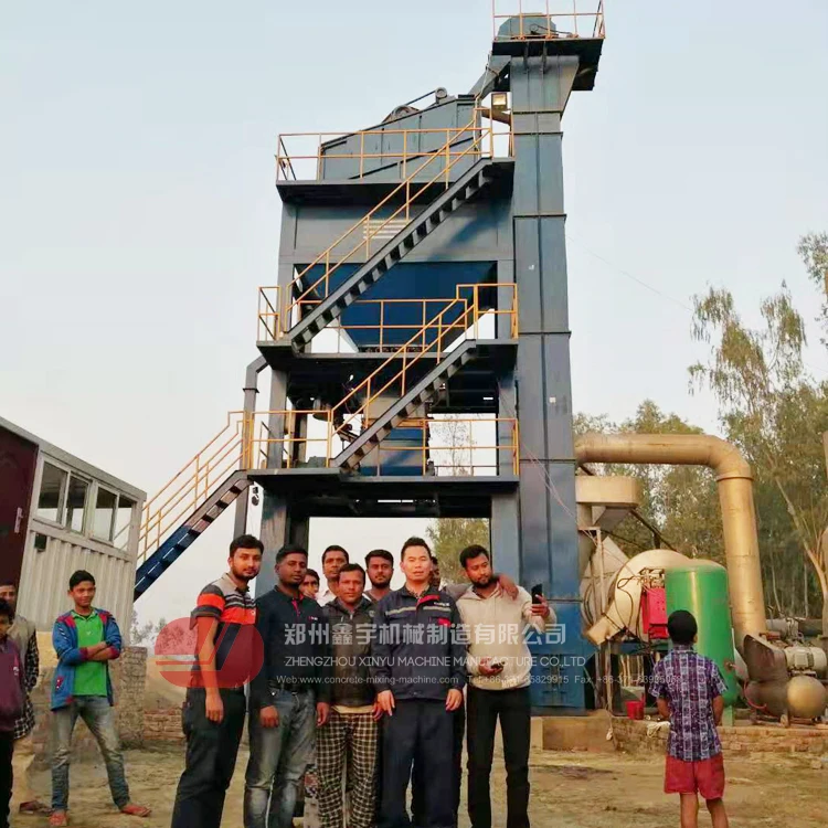 80 t/h Hot Mix Asphalt Batching Plant Asphalt Recycling Machine