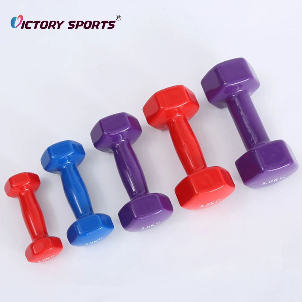Multiple Weights Cheap Hand Weights Neoprene Coated Home Gym Exercise Hex Dumbbell Set for Sale