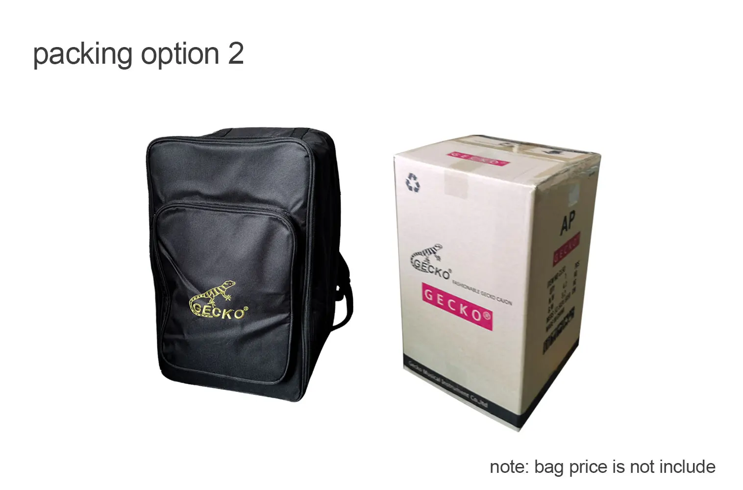 Wholesale price professional gecko percussion instrument wooden box drum support customization