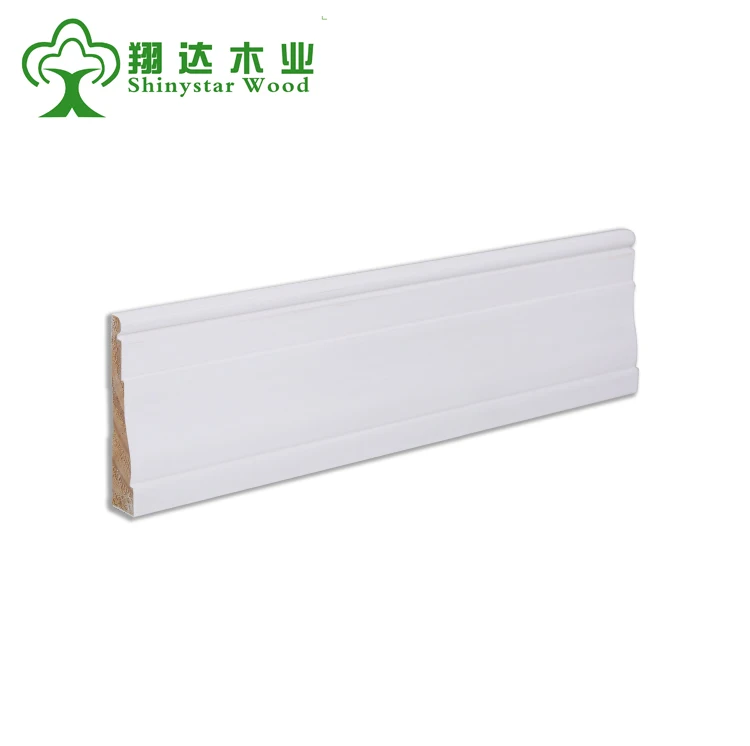 Cheap Gesso Primed FJ Cedar Shoe Moulding for indoor
