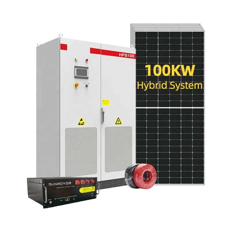 Германия со 100kw гибридная солнечная система полный комплект системы вне сетки Солнечная энергия Система для коммерческого