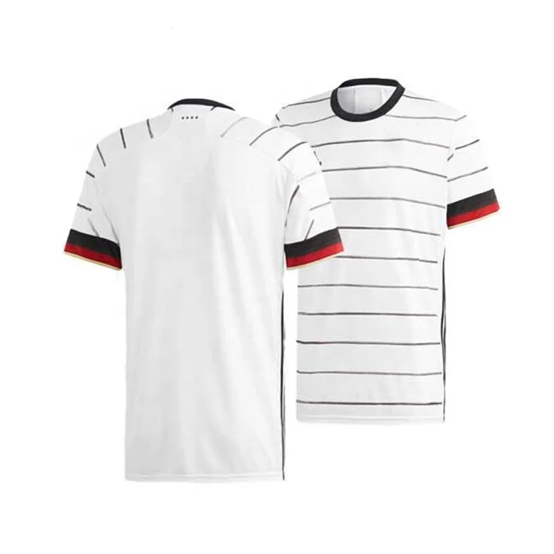 
2020 Euro Black White Soccer Football Shirt Country Germany Team Jersey 