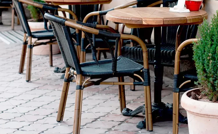 Cast iron crank industrial table legs Commercial dining metal die cast iron table base