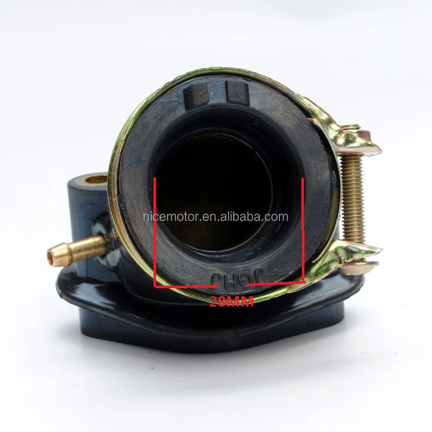 GY6 125cc 150cc Intake Manifold Pipe Moped Scooter ATV Go Kart 45mm-28mm motorcycle