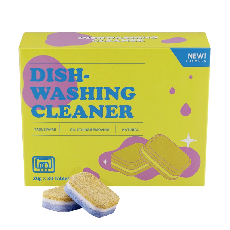 Hot Sale 20g Disposable Household Solid Detergent Film Effective Dishwasher Cleaner