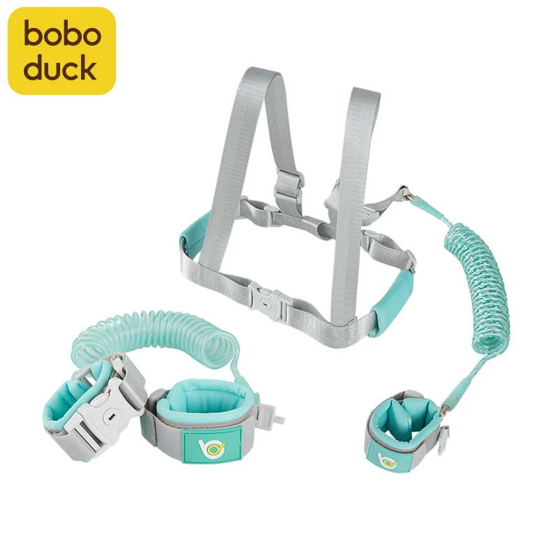 Boboduck High Quality 2 Pieces Custom Made Baby Traction Rope Shoulder Strap Anti-Lost Belt