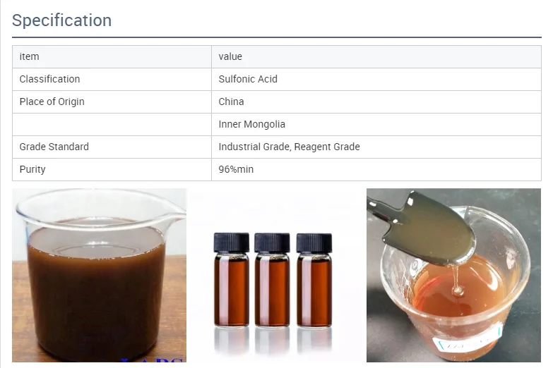 LABSA / linear alkyl benzene sulphonic acid / DETERGENT