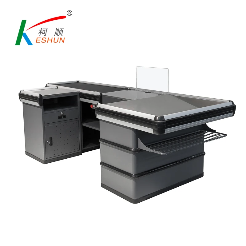 Electric Checkout Counter Shopping Mall Retail Checkout Counter, Cashier Checkout Express Checkout Cashier, Electric  Counter/
