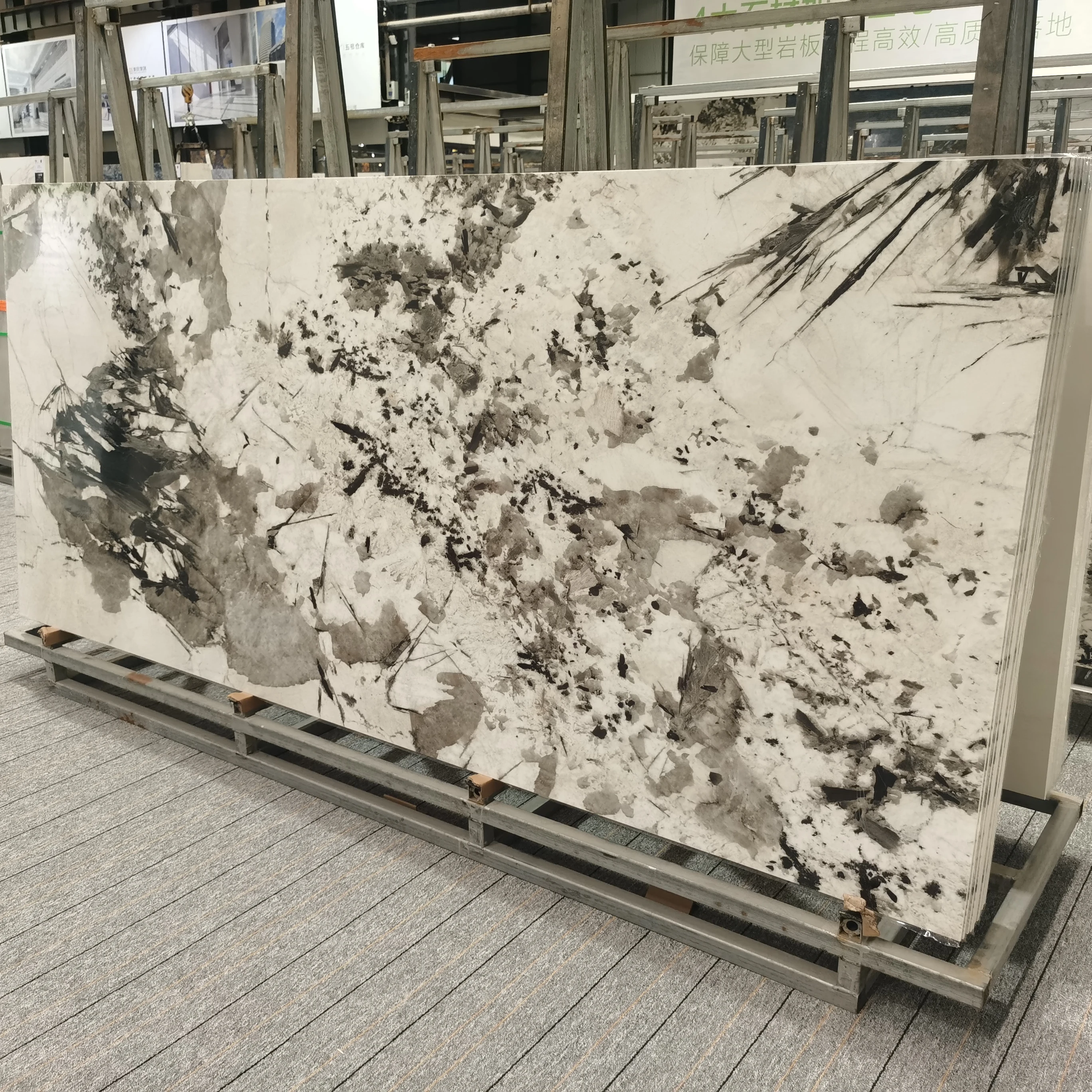 Снежная гора Серебряная лиса искусственный китайский спеченный камень напольная плитка кухонная столешница Декор дешевый 6 мм 9