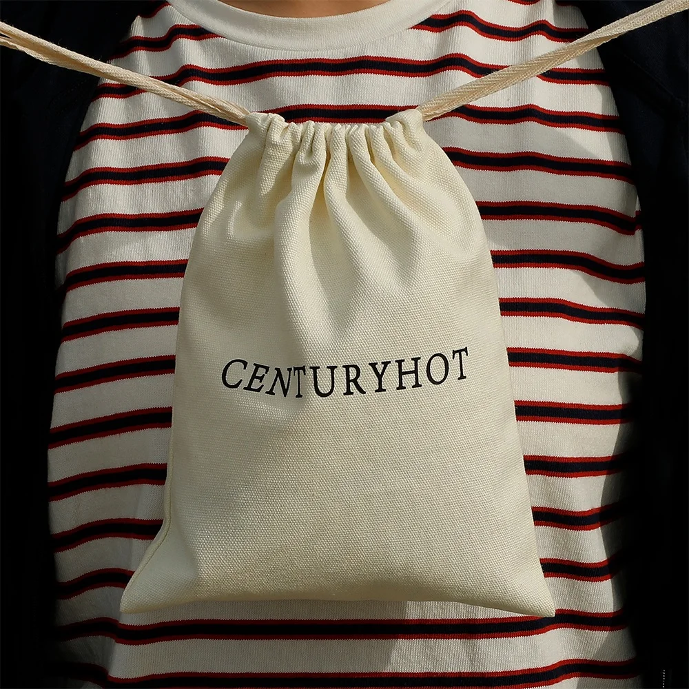 Оптовая продажа, Хлопковый мешок на шнурке, персонализированный Хлопковый мешок для пыли на шнурке, сумка для обуви и одежды с логотипом на заказ