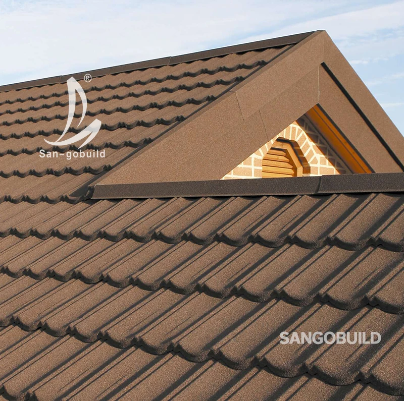 kenya color stone coated metal roofing shingles stone coated aluminium roofing