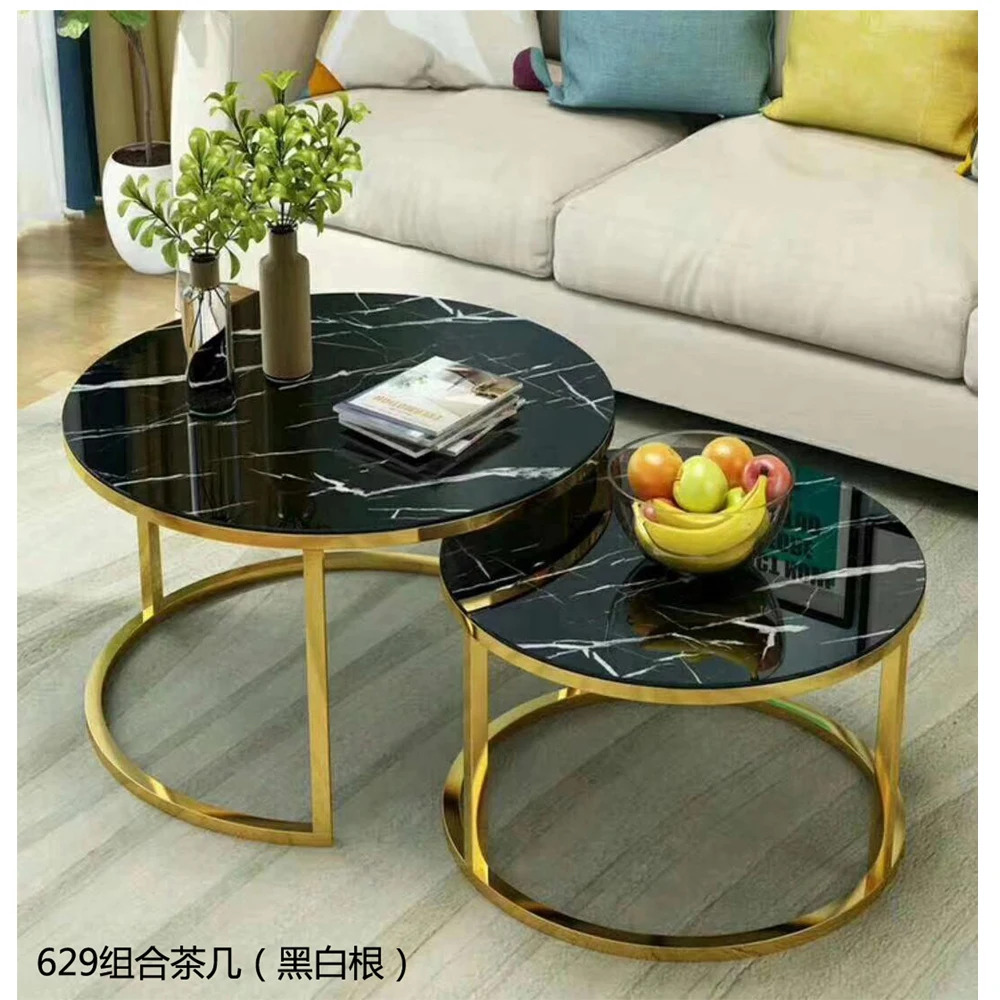 Better Sale Custom Good Quality Modern Round Marble Coffee Table
