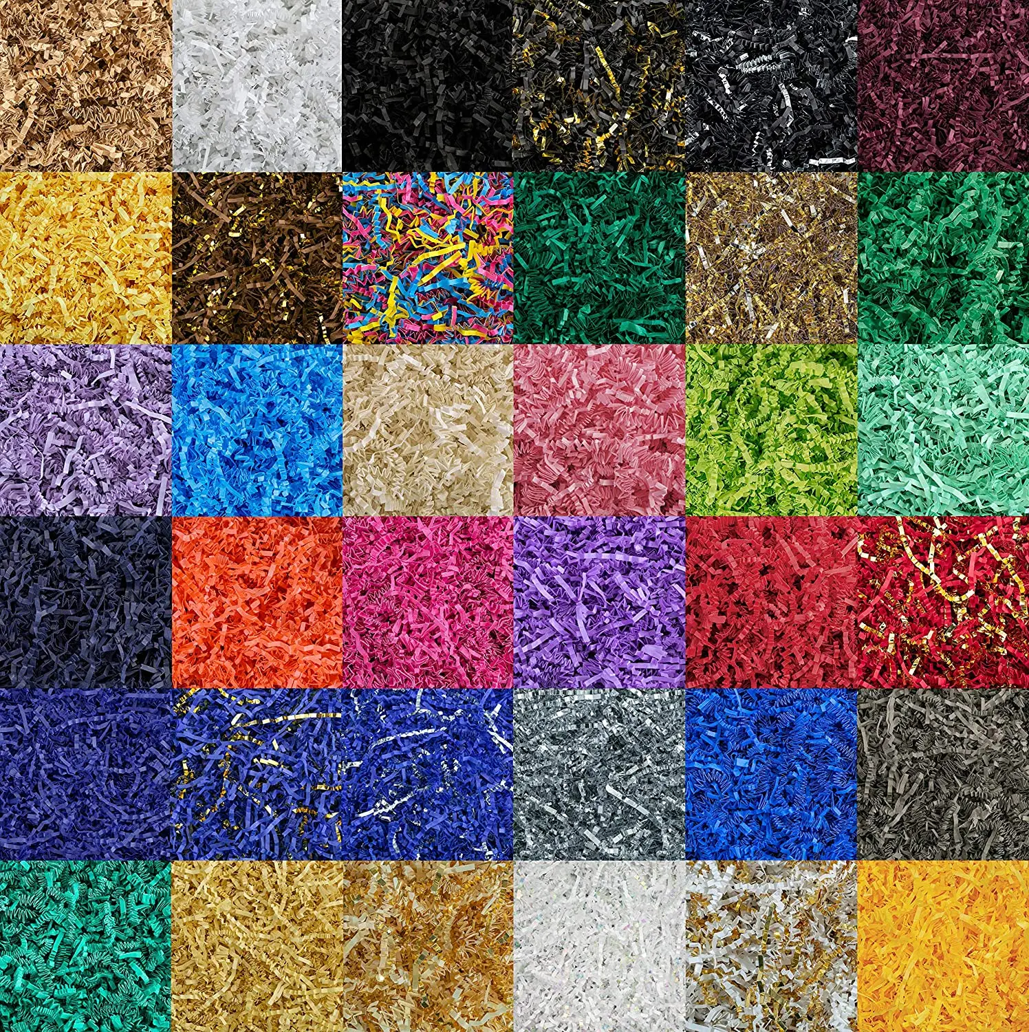 20 Kilogram Metallic Sliver Foil Crinkled Shred Creative Box Filler Shredded Paper For Gift Box Papier Decoupe shredded paper