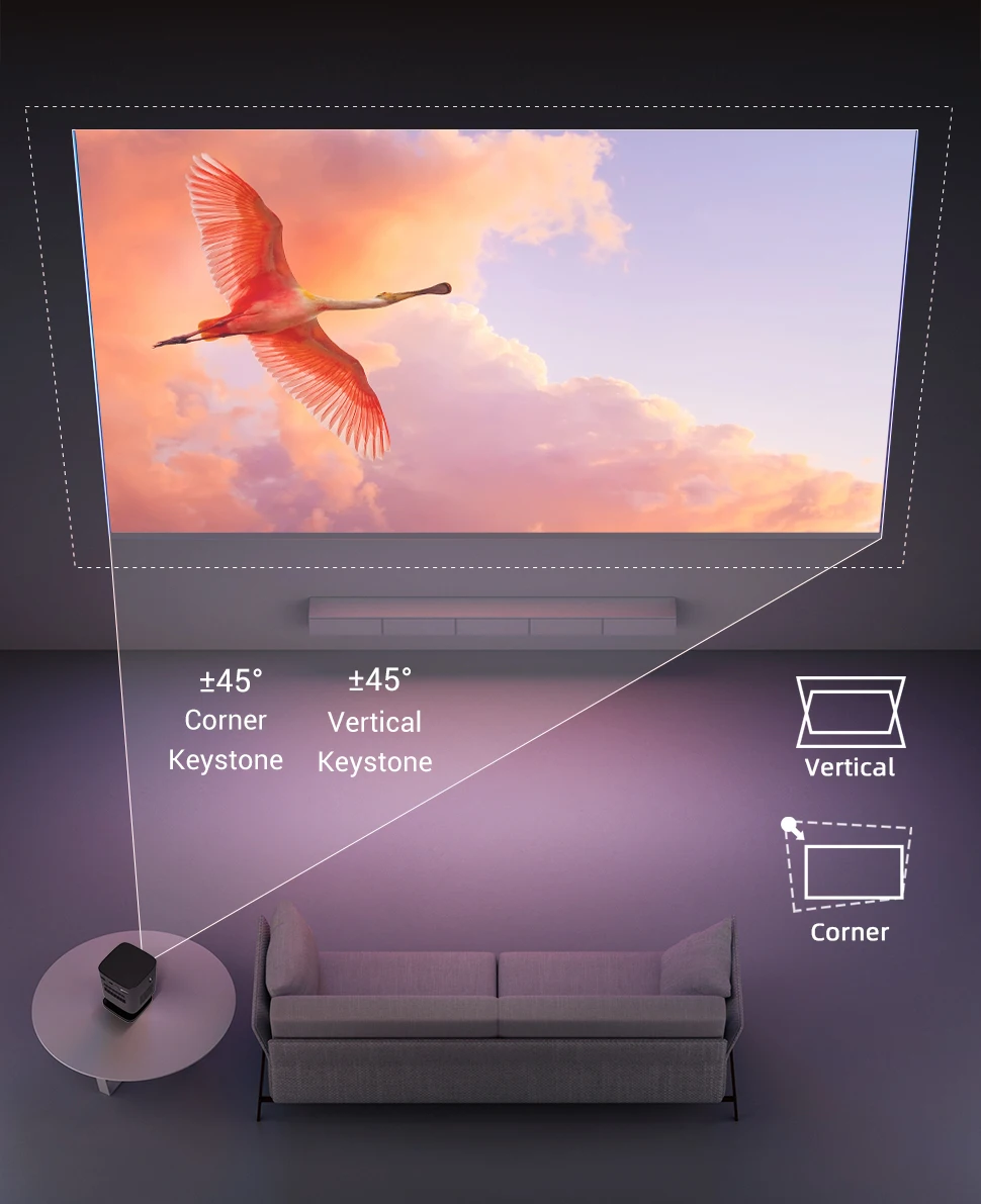 BYINTEK P19  Smart  DLP Mini Pocket Projector Android WIFI Portable Proyector Beamer 4K 3D Home Cinema Pico Projectors