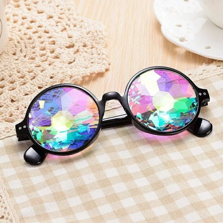 Disco Mosaic Ball Sunglasses Kaleidoscope Glasses Party Eyeglasses lentes de sol