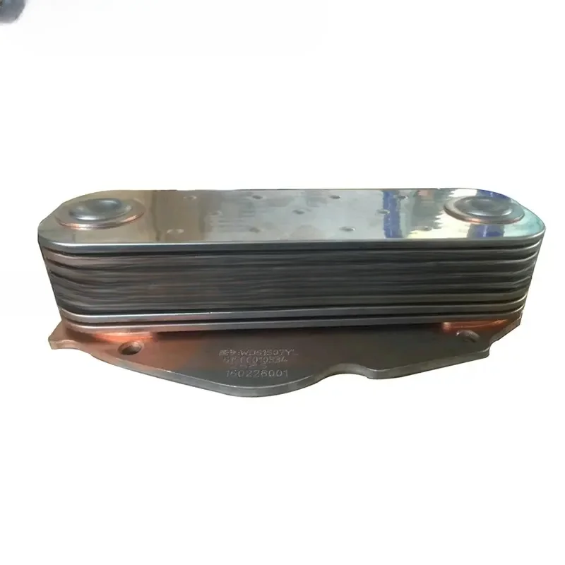 Weichai Wp12 Wp13 Howo Shacman X3000 Lgmg Mt95 Mining Truck Engine Parts Oil Cooler 612700010021