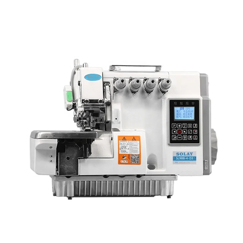 ZY988-5 пять нить высокая скорость прямой привод оверлок энергосберегающий промышленный оверлок швейная машина