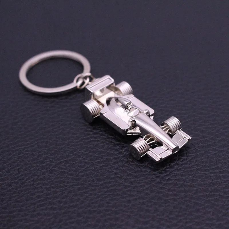 Hot Sale Custom Metal Car Keychain F1 Race Car Key Chain