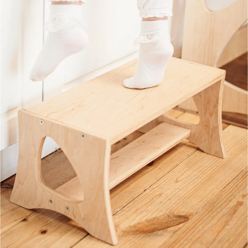 living room furniture wooden footstool children kitchen helper step stool kids learning tower