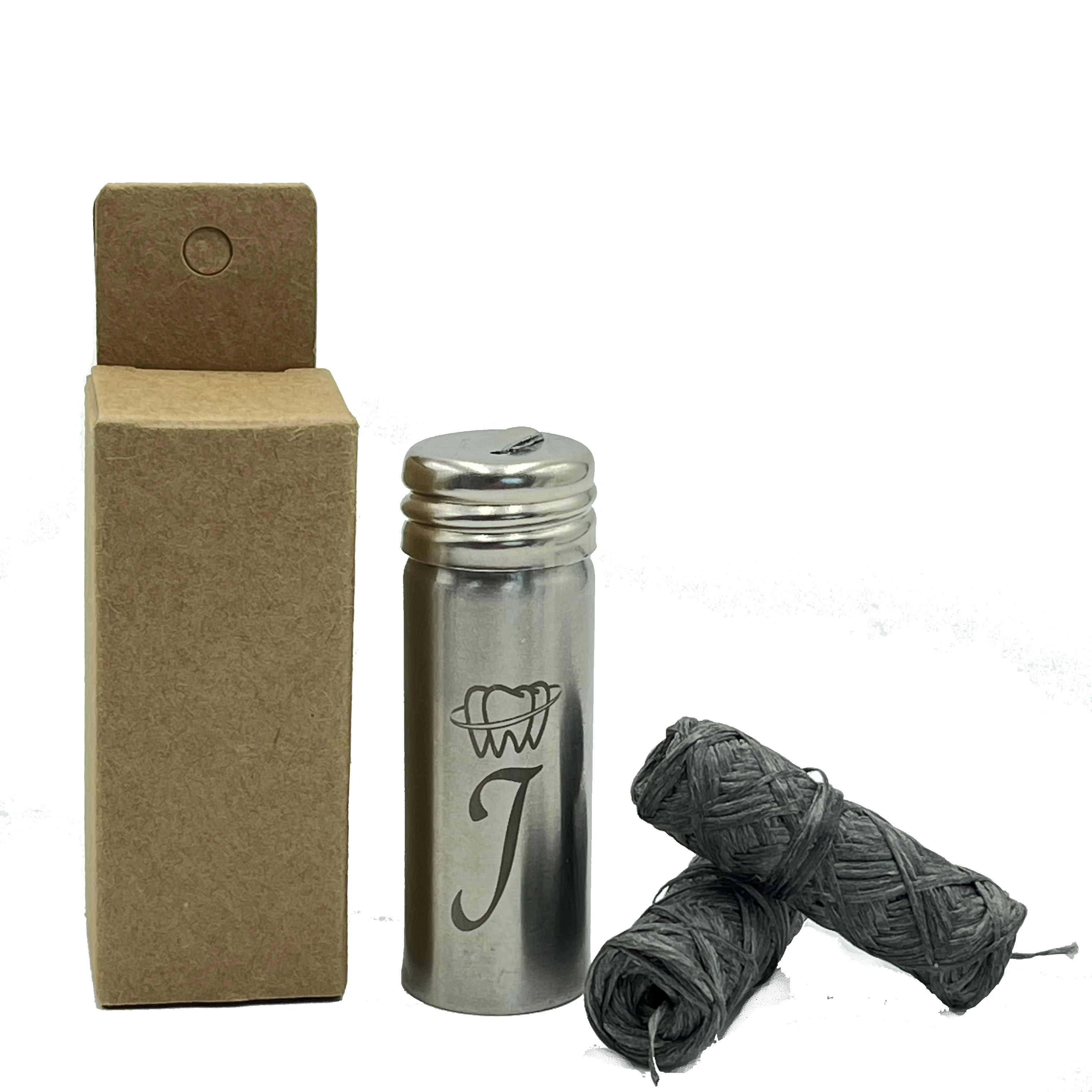 30m 50m Eco Dental Corn Floss Kit Natural Zero Waste Vegan Bamboo Charcoal Silk Plastic Free Expanding Dental Floss