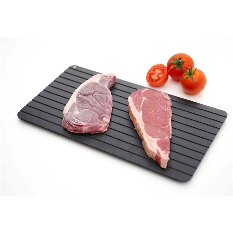 1pcs Fast Defrost Tray Food Meat Fruit Quick Defrosting Plate Board Frozen Meat Rapid Thawing Cutting Board