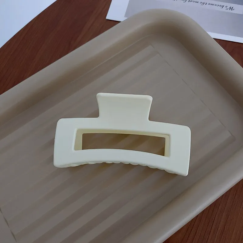 fashion wholesale square acrylic acetate hair claw clips for women