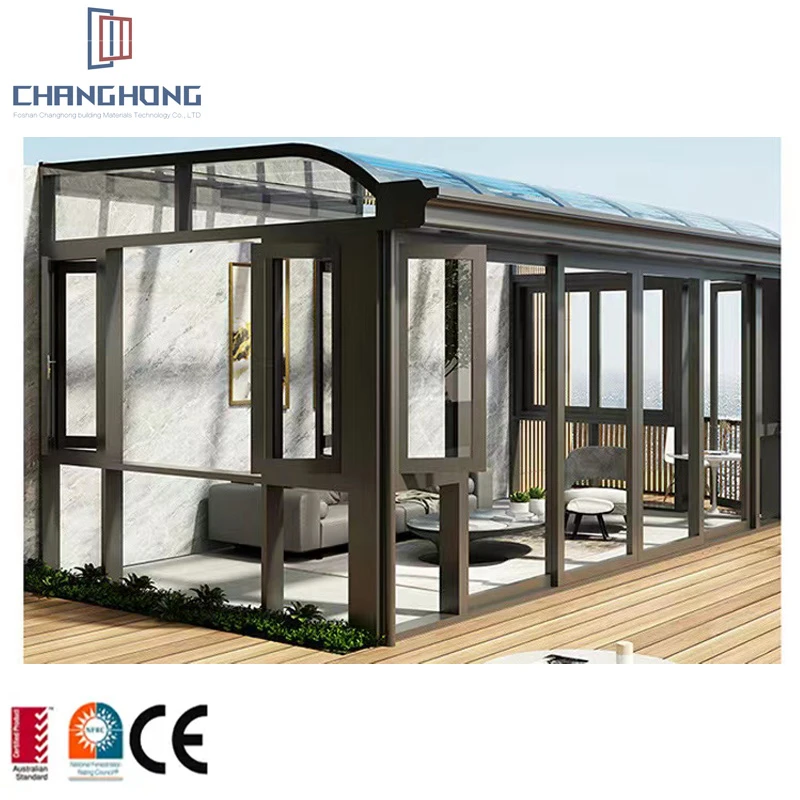 Winter garden sunrooms glass houses aluminium four season sunroom