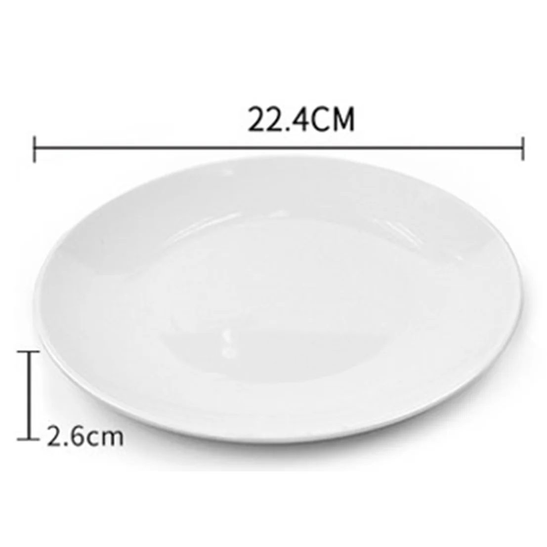 high quality white black melamine plate for hot pot restaurant buffet