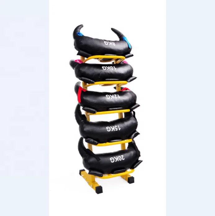 
Factory Direct Horn Bag Training Bag Weight-bearing Physical Training Private Education /Gym Fitness Equipment Cow Horn Bag Rack 