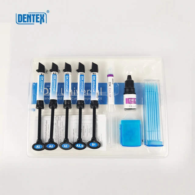Top sales Dentex universal light cure Dental filling and restoration Composite Resin Kit
