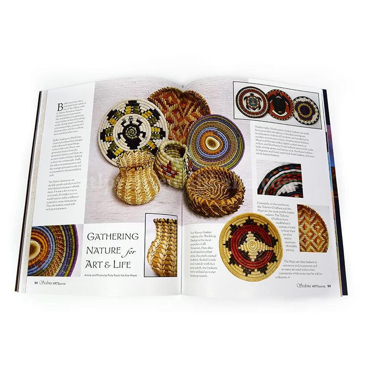 
Online Magazine Printing Soft Cover Full Color Magazine Printing In China 