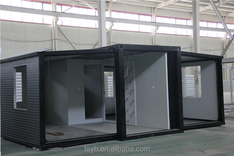 CS 40FT/20FT Foldable/Expandable Prefab Modular Steel Container House with Pre-Installed Bathroom Toilet for Home Use