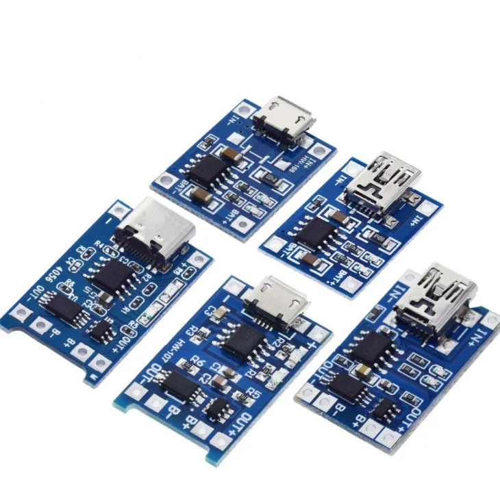 Хорошая цена TP4056 18650 модуль 5 в 1 А USB Type-c мини-порт литиевая батарея зарядная плата зарядного устройства с двумя функциями типа
