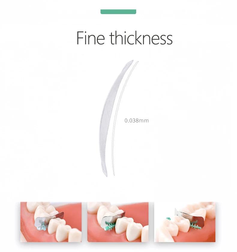 TOPBM Dental Consumables stainless steel dental Matrix Bands