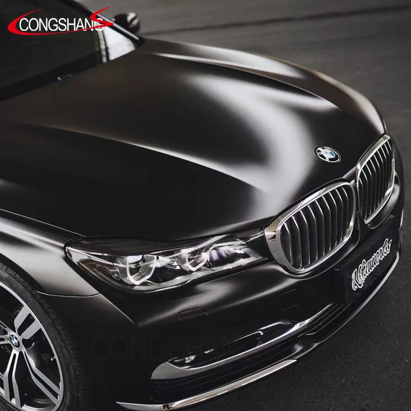 Satin Metallic Chrome vinyl Matte black Chrome Car Wrap Vinyl Car Body Decoration Vinyl Film