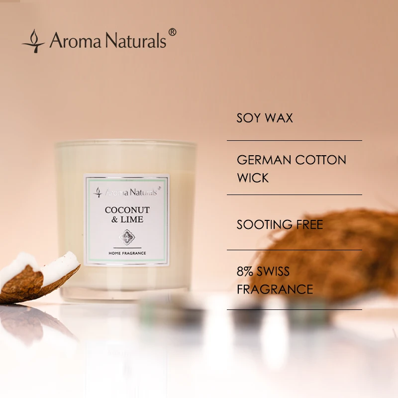 
Aroma Naturals soy candles scented perfume scented candle gift box 