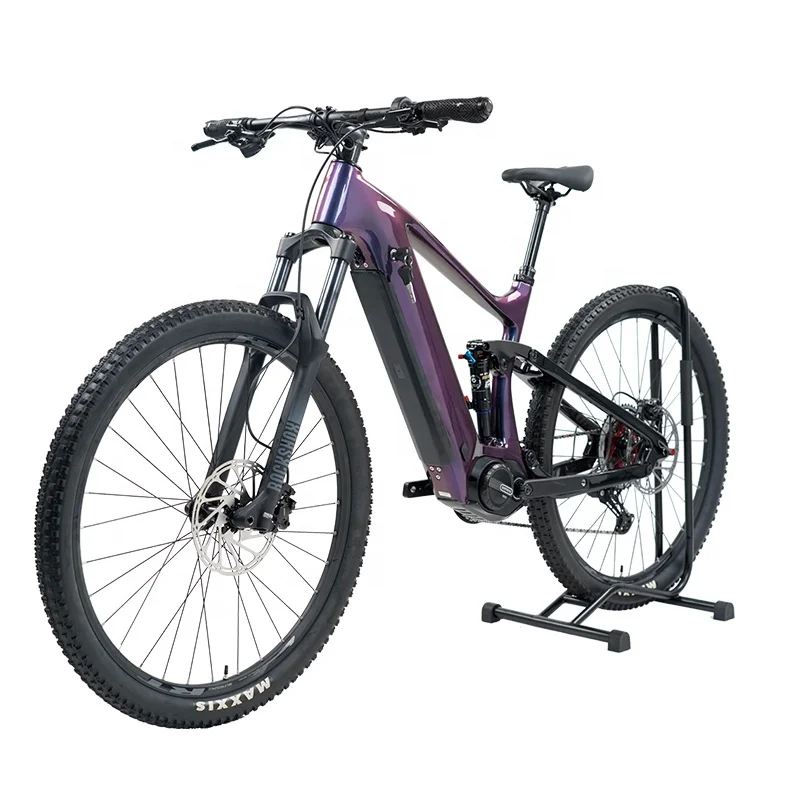 Max Speed 25KMh 36V 48V 250W 500W 15A 20A Full Suspension  carbon fiber Bafang M600  Mid Motor ENDURO BIKE 27.5*2.25  E-MTB