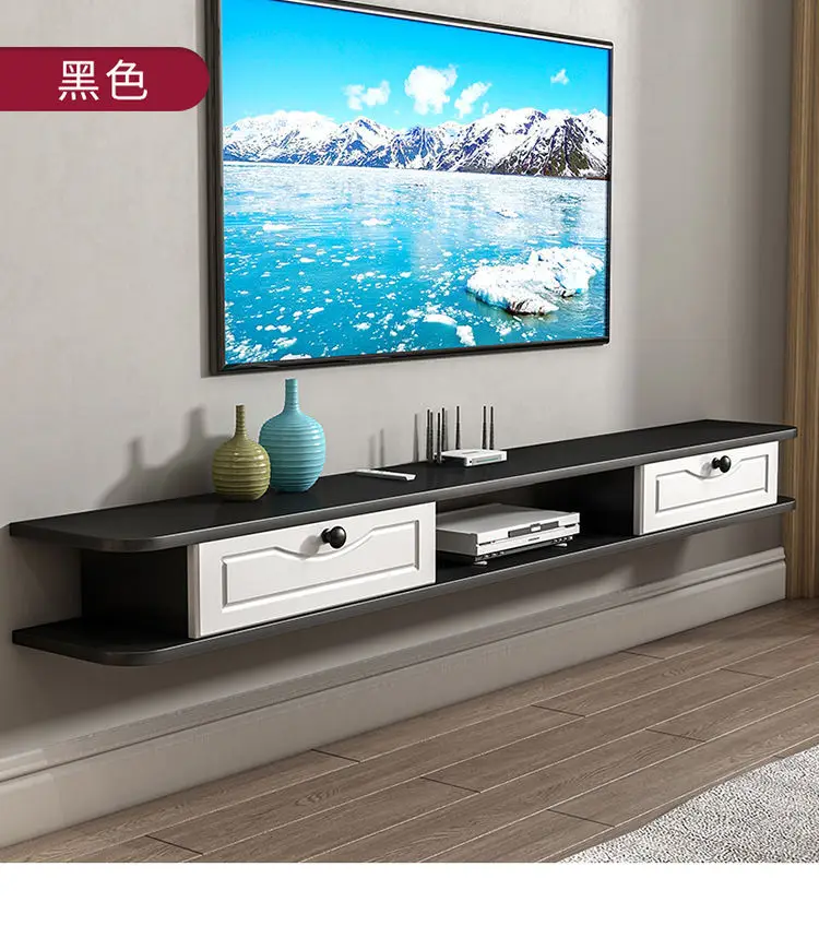 Простой Настенный ТВ-шкаф, ТВ-приставка, стойка для гостиной, спальни, настенный подвесной шкаф, настенный декоративный шкаф