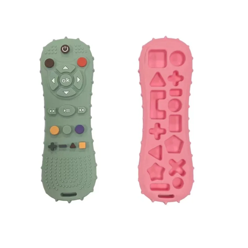 Wholesale TV Remote Control Design Silicone Baby Teether Silicone Baby Teething Toys