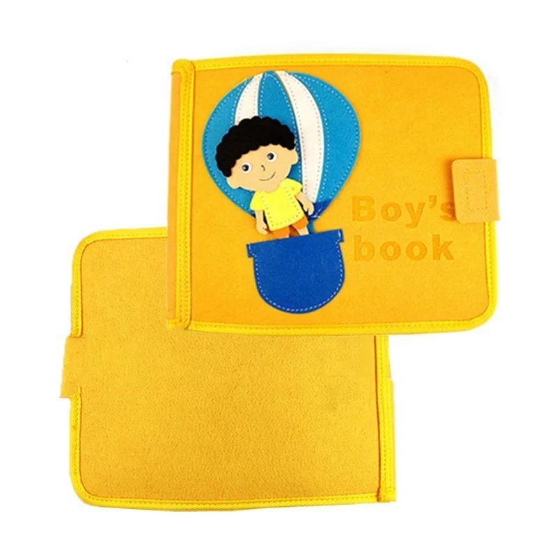 Customise Finished 8 pages Toddler Story Felt Quiet Book For Kids