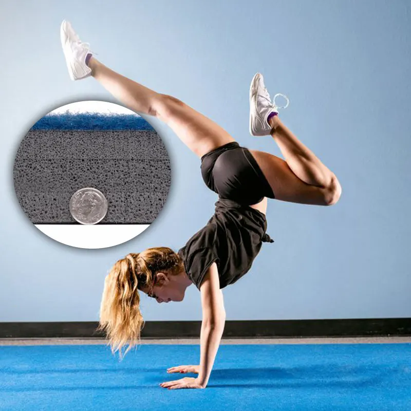 2024 New Cheap Price Gymnastic Roll Cheerleading Mats folding mat For Sale